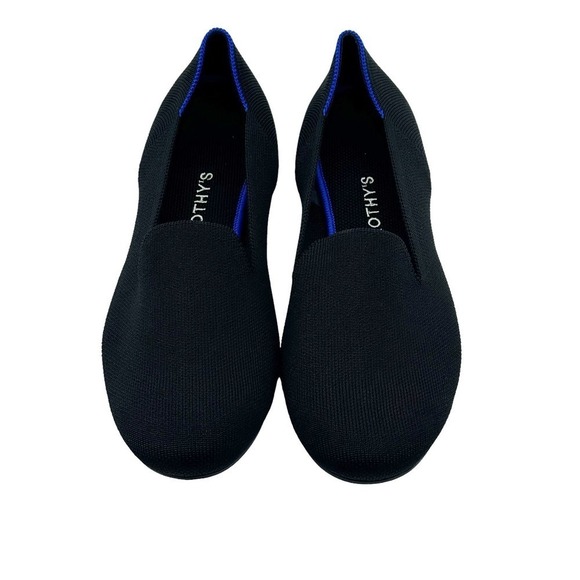 Rothy’s The Loafers Slip On Shoes Black Size W11 NWOB - Picture 2 of 11